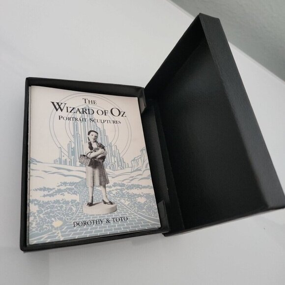 Franklin Mint Wizard of Oz 19 COA BOOKLETS CARDS Sculptures BOX Vintage 80s Rare - Picture 4 of 16